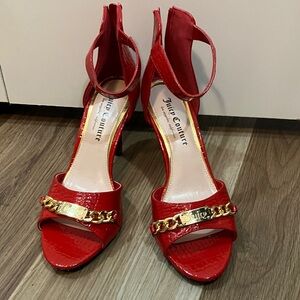 Juicy Couture Red Women's Heels